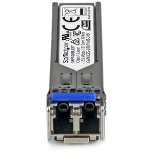 StarTech.com MSA Uncoded SFP Module - 100BASE-LX - 100Mb Ethernet SFP 100MbE Single Mode Fiber (SMF) Optic Transceiver Mod