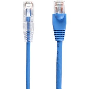 Black Box Slim-Net Cat.6 UTP Patch Network Cable - 1 ft Category 6 Network Cable for Patch Panel, Wallplate, Network Devic