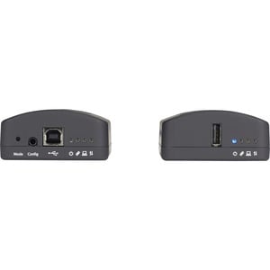 Black Box USB 2.0 Extender - CAT5, 1-Port - 1 x Network (RJ-45) - 1 x USB - 328 ft Extended Range - ABS - Black