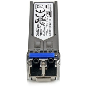 StarTech.com 100Base-LX - 100 Mbps Transceiver Module - LC Fiber - MSA Compliant - 10 km - 100Base SFP module - Singlemode