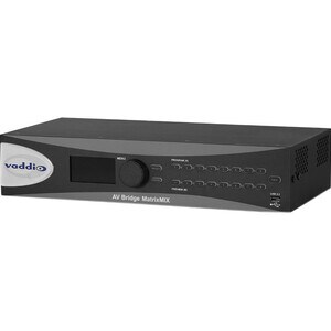Vaddio AV Bridge MatrixMIX A/V Switcher - 8 x 2 - Display - 3 x HDMI Out