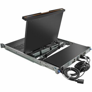 Vertiv Avocent LRA Rack Console 18.5" LCD Widescreen,16-Port, Keyboard with Touchpad - 16 Computer(s) - 18.5" LED - UXGA -