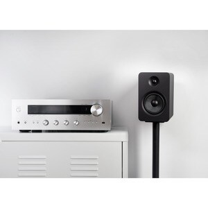 Kanto SP Plus Series Speaker Stands - 60 lb Load Capacity - 32" Height x 8.90" Width x 10.60" Depth - Floor - Steel, Foam 