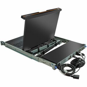 Vertiv Avocent LRA Rack Console 18.5" LCD Widescreen,8-Port, Keyboard with Touchpad - 8 Computer(s) - 18.5" LED - UXGA - 1