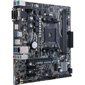Asus Prime A320M-E Desktop Motherboard - AMD A320 Chipset - Socket AM4 - Micro ATX - A-Series Processor Supported - 32 GB 