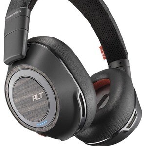 Voyager 8200 UC Wired/Wireless Over-the-head Stereo Headset - Black - Circumaural - 30m - Bluetooth - Noise Canceling - Mi