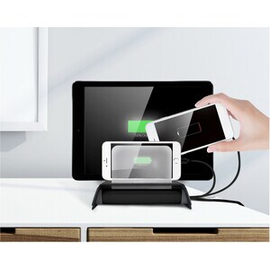 Hypercel Naztech Quick Charge Power Hub 7 - 120 V AC, 230 V AC Input - 5 V DC/14 A, 9 V DC, 12 V DC Output CHARGE STATION 