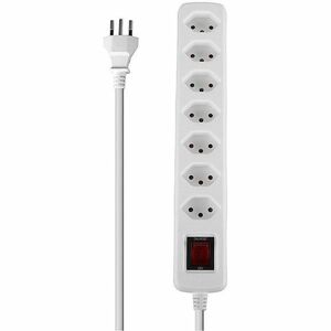 LINDY Steckdosenleiste - 7 x Wechselstrom - 1,40 m Kabel - 250 V AC Voltage - 2,30 kW - Weiß