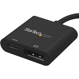 StarTech.com USB C to DisplayPort Adapter - with Power Delivery (USB PD) - Power Pass Through Charging - 4K 60Hz - USB-C t