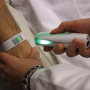 Datalogic RIDA DBT6420 Handheld Barcode Scanner Kit - Wireless Connectivity - Light Green - 1.50 m Scan Distance - 1D, 2D 