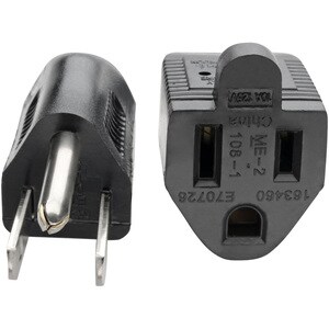 Tripp Lite by Eaton Power Extension Cord NEMA 5-15P to NEMA 5-15R - 10A 120V 18 AWG 6 ft. (1.83 m) Black - 120 V AC Voltag