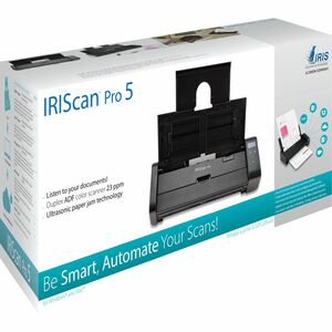 IRIS Iriscan Pro 5-High-Performance Duplex Desktop Scanner - 24-bit Color - 23 ppm (Mono) - 17 ppm (Color) - Duplex Scanni