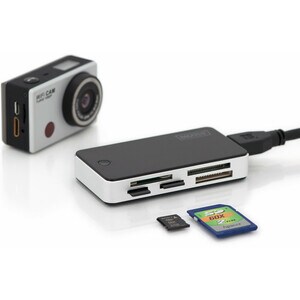 Digitus DA-70330-1 Kartenleser - USB 3.0 - Extern - 1 - SD, SDHC, miniSD, Memory Stick, Memory Stick Micro (M2), CompactFl