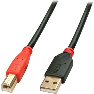 LINDY 10 m USB/USB-B Data Transfer Cable - Cable for Printer, MAC - First End: 1 x USB 2.0 Type A - Male - Second End: 1 x