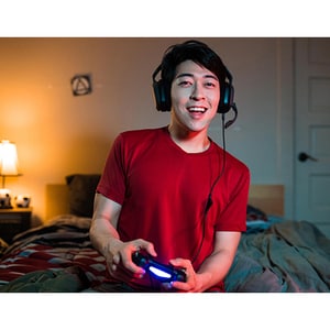 Astro A10 Kabel Über das Ohr, Kopfbügel Stereo Headset - Blau, Grau - Binaural - Ohrumschließend - 20 Hz bis 20 kHz Freque