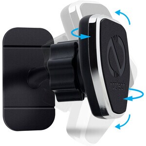 Hypercel MagBuddy Vehicle Mount for Smartphone, iPhone, iPad Air, iPad mini, Tablet, iPad - Black - Black MNT BLK SAFE & P