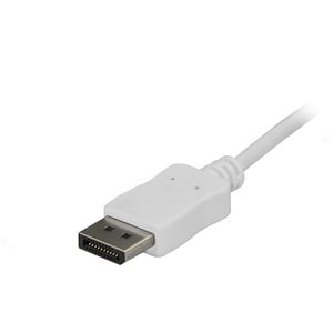 StarTech.com CDP2DPMM6W. Kabellänge: 1,8 m, Anschluss 1: USB Typ-C, Anschluss 2: DisplayPort. Gewicht: 53 g, Breite: 20 mm