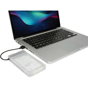 Hamlet Adattatore USB 3.0 5 Gbps per Hard Disk SATA III con Box per Hard Disk senza viti. Permette di collegare un Hard Di