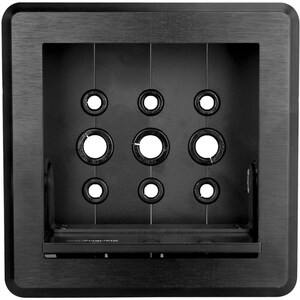 StarTech.com BOX4CABLE. Typ: Kabelgehäuse, Zweck: Tisch/Bank, Produktfarbe: Schwarz. Breite: 145 mm, Tiefe: 147 mm, Höhe: 