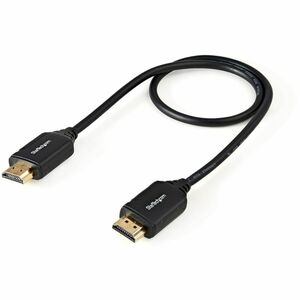 StarTech.com 1.6ft/50cm Premium Certified HDMI 2.0 Cable with Ethernet, High Speed Ultra HD 4K 60Hz HDMI Cable HDR10 UHD H