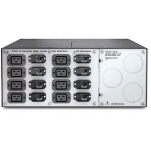 APC by Schneider Electric Bypass Panel - 8 x IEC 60320 C19 - 20 kW - 220 V AC - 125 A, 125 A, 125 A