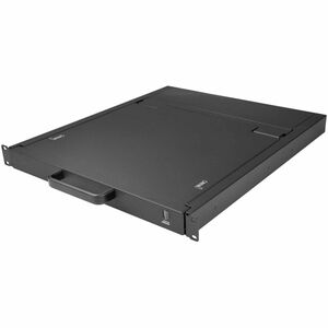 StarTech.com Rackmount KVM Console - 1U 19" LCD Monitor Single Port VGA KVM Server Rack Drawer includes Cables & Hardware 