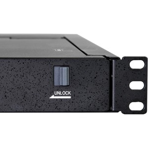 StarTech.com Rackmount KVM Console - 1U 17" LCD Monitor Single Port VGA KVM Server Rack Drawer includes Cables & Hardware 