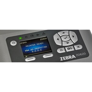 Zebra ZD620t Desktop Thermal Transfer Printer - Monochrome - Label/Receipt Print - USB - Serial - Bluetooth - Wireless LAN