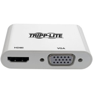 Tripp Lite USB C to HDMI / VGA Multiport Adapter Converter 4K, USB Type C, USB-C, USB Type-C - for Notebook/Tablet PC/Desk