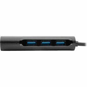Tripp Lite by Eaton 4-Port USB-C Hub, USB 3.x (5Gbps), 4x USB-A Ports, Black - USB Type C - External - 4 USB Port(s) - 4 U