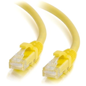 C2G 3ft Cat6 Ethernet Cable - Snagless Unshielded (UTP) - Yellow - Category 6 for Network Device - RJ-45 Male - RJ-45 Male