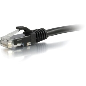 C2G 25ft Cat6 Ethernet Cable - Snagless Unshielded (UTP) - Black - Category 6 for Network Device - RJ-45 Male - RJ-45 Male