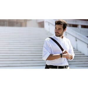 TomTom Touch Smart Band - Black, Coral Red Body Color - Heart Rate Monitor, Accelerometer, Motion Sensor, Gyro Sensor, Opt
