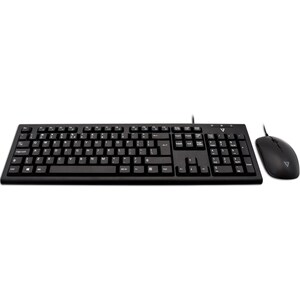 V7 CKU200UK Keyboard & Mouse - QWERTY - English (UK) - USB Cable Keyboard - Keyboard/Keypad Color: Black - USB Cable Mouse