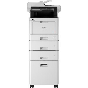 Brother Printer Cabinet - 40 cm Height x 41 cm Width x 48.4 cm Depth - Light Grey