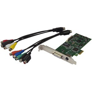 StarTech.com PCIe Video Capture Card, Internal Capture Card, HDMI, VGA, DVI, and Component, 1080P at 60 FPS, TAA - Use thi