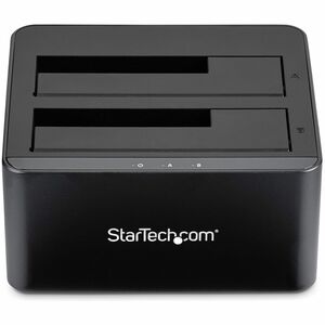 StarTech.com Drive Dock SATA/600 - USB 3.1 Type B Host Interface - UASP Support External - Black - Dual-Bay Hard Drive Doc