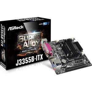 Asrock J3355B-ITX. Processor manufacturer: Intel, Compatible processor series: Intel® Celeron®, Processor model: J3355. Su