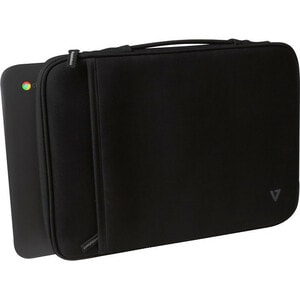 Funda para portátil V7 Elite CSE5H-BLK-9E (bolsa) para ultrabook / MacBook Air, de hasta 12" (30,5cm) con cremallera - Neg