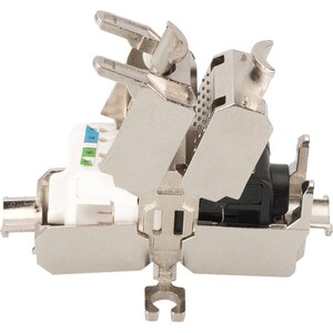DIGITUS Professional Network Connector - 1 Pack - 1 x RJ-45 Network - Shielding - Metallic
