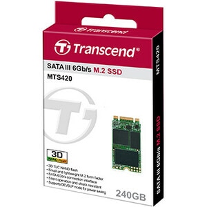 Unità stato solido Transcend MTS420 - M.2 Interno - 240 GB - SATA (SATA/600) - Desktop PC Dispositivo supportato