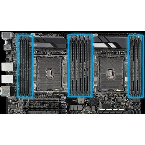 Asus WS C621E SAGE Workstation Motherboard - Intel C621 Chipset - Socket P LGA-3647 - SSI EEB - 768 GB DDR4 SDRAM Maximum 