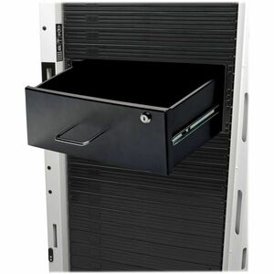 Eaton Tripp Lite Series SmartRack 4U Locking Rack-Mount Storage Drawer - 19? 4U Wide Rack-mountable - Black Powder Coat - 