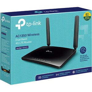 Router wireless TP-Link Archer MR400 - Wi-Fi 5 - IEEE 802.11ac - 1 SIM - Cellulare, Ethernet - 4G - LTE 800, LTE 900, LTE 