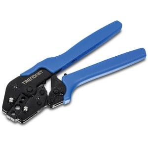 TRENDnet Coaxial Ratchet Crimp Tool, Designed for Crimping RG58/59/62/6 Coaxial Cables, Heavy Duty Carbon Steel, TC-CCT - 