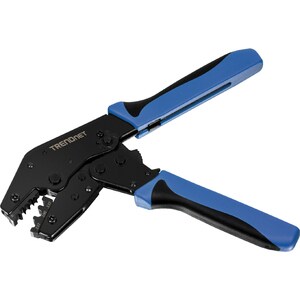 TRENDnet Fiber Ratchet Crimp Tool, Designed for Crimping SC & ST Fiber Cables, Heavy Duty Carbon Steel, TC-FCT - Fiber Rat