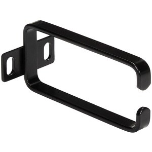 StarTech.com 1U Vertical Server Rack Cable Management D-Ring Hook - 1.8x3.9in (4.5x10cm) - D-ring - Black - 1U Rack Height