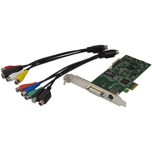 StarTech.com PCIe Video Capture Card, Internal Capture Card, HDMI, VGA, DVI, and Component, 1080P at 60 FPS, TAA - Use thi