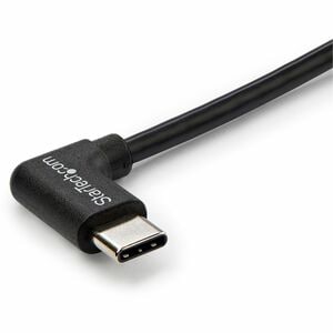 StarTech.com 1m 3 ft Right Angle USB-C Cable M/M - USB 2.0 - USB Type C Cable - 90 degree USB-C Cable - USB C to USB C Cab