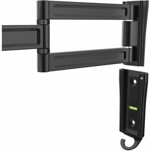 StarTech.com Wall Mount Monitor Arm, Dual Swivel, Supports 13'' to 34" (33.1lb/15kg) Monitors, VESA Mount, TV Wall Mount, 